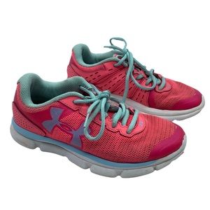 Under Armour‎ UA Women Pink Micro G Speed Swift Tennis Shoes Sneakers Sz 5.5